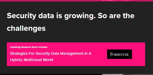 Forrester Report: Strategies For Security Data Management In A Hybrid, Multicloud World