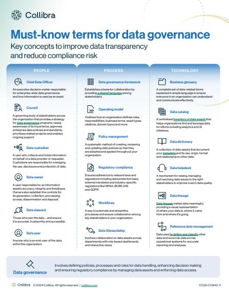 Must-Know Terms for Data Governance