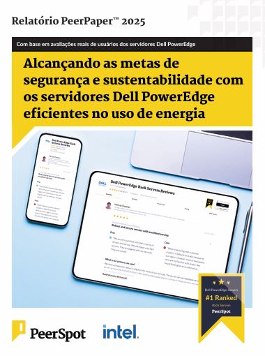 Alcançando metas de segurança e sustentabilidade com servidores Dell PowerEdge de alta eficiência energética.