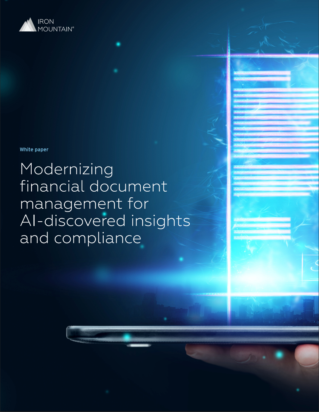 Modernizing financial document management for AI-discovered insights and compliance.