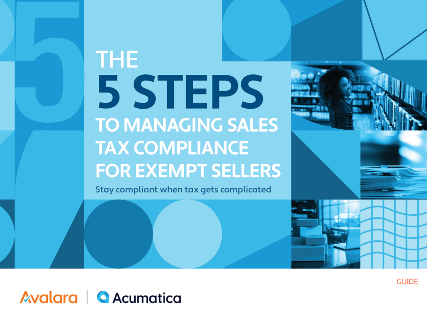 5 steps to managing sales tax compliance for exempt sellers
