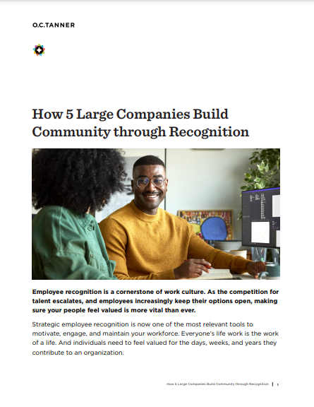 How 5 Large Companies Build Community through Recognition
