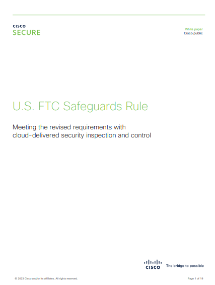 U.S. FTC Safeguards Rule