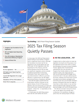 Post Filing Season Briefing