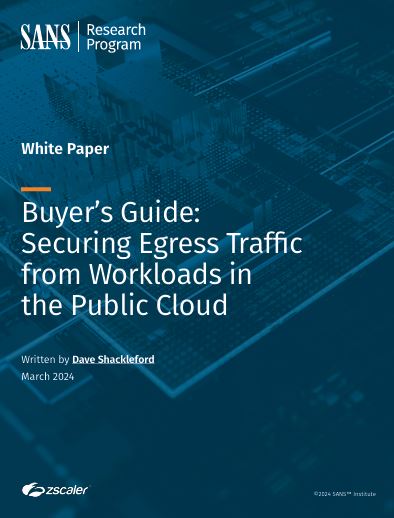 Buyer’s Guide: Securing Egress Traffic from Workloads in the Public Cloud