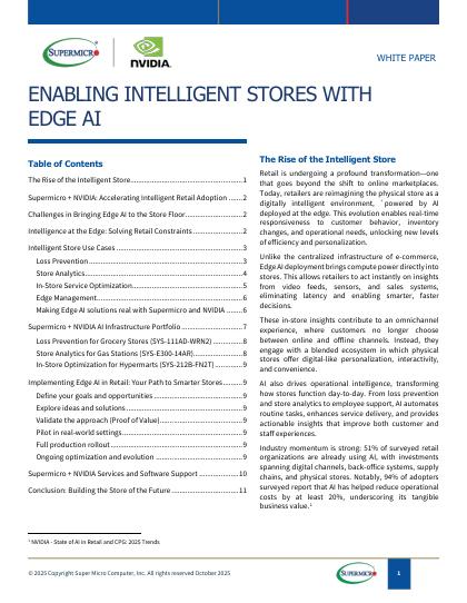 Building the Intelligent Store AI-Optimized Infrastructure Solutions for Retail