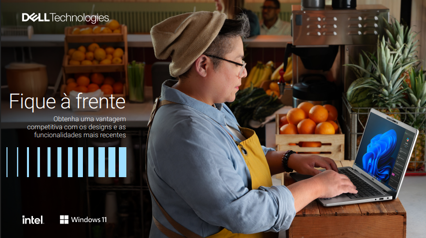 Aumente a produtividade, o desempenho e a segurança com o Windows 11 nos novos AI PCs da Del