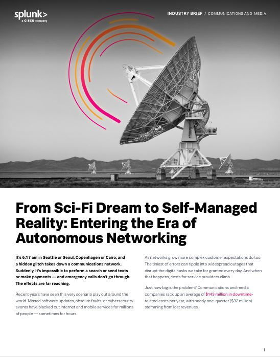 From Sci-Fi Dream to Self-Managed Reality: Entering the Era of Autonomous Networking