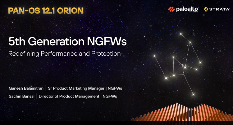 Strata: 5th Generation ML-Powered NGFWs from Palo Alto Networks (Orion)