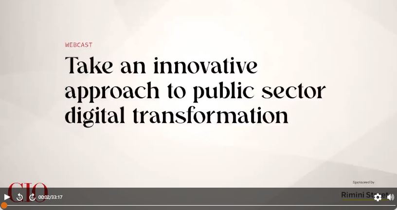 Take an innovative approach to public sector digital transformation